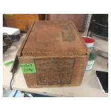 9 X 13 X 7 Wooden Box With Slide On Lid Prepared