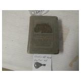 Old Metal Denton National Bank Bank And key 3 1/2