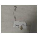 Scrimshaw Deer Necklace