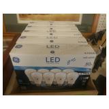 5 -8 Pack Soft White LED Long Life/low Energy GE