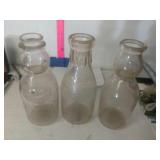 3 Milk Bottles-willow Farms Westminster,