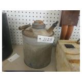 Galvanized Milk Can