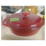 Cast Roasting Pan. Well Equipped Kitchen