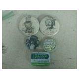 4 Button Pins And Dr Edwards Olive Tablets