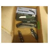 5 Pc Pocket Knives-swamp Lizard,Navy Seal