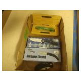 4 Pc- Levanne Knife,swamp Lizard, Fish Knife