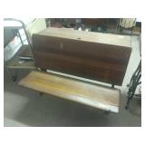 2 Children Wooden Desk Fold Up Bench 38 X 30 X 27