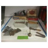 Craftsman Smooth Plane, Oil Can, Nails,  Magnet