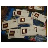 Commemorative Gold Stamps 1993 Collection 22 pcs
