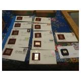 1994,1998,2000 Gold Comparative Stamps 23 pcs