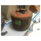 Vintage Tractor Piece 10" diam - 8" tall