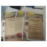 Farmall literature and owners manual
