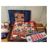 Bubba Gump Lot Hat, license, plate, two bsgs
