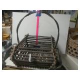 Basket Made Of Sticks 19 X 19 X 23