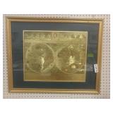 Blaeu Wall Map 30 1/2 X 24 1/2