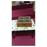 Musical Jewelry Box With Stool Lot