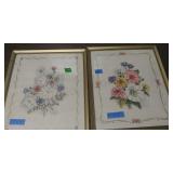 2 Framed Picture Lot 15 × 18