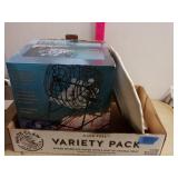 Bingo Cage Set And Two Military Plates