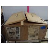 Chrome 2 100W Satin Etched Glass