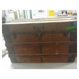 Wood Chest Lot 32 × 20 × 19