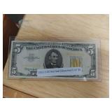 1953 5.00 Red Seal Bleached?