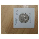 1944 Silver Washington Quarter VF35