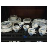 Tulip Time Blue Dishes