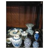 Misc Blue And white Glass