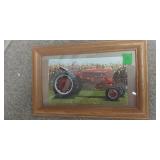 Framed Farmall 200 Tractor Picture Artwork