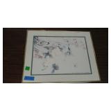 Tree Floral Framed Print 20 × 16