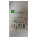 Carl King Inc. Calendar 1973