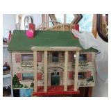 Vintage Dollhouse And Furniture