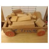 Vintage Holgate Wagon With Blocks