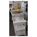 Wooden Chair And Cart 28 × 27