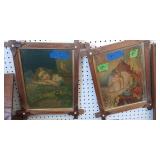 Framed Pictures 19 × 15 1/2 and 13 1/2 × 20