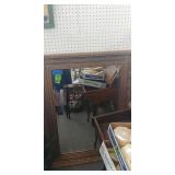 Big Mirror With Suitcase Holder 46 × 33 1/2