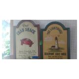 Framed Signs 26 1/2 × 17