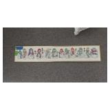 Palm Tree And Framed Pictures 37 × 7 1/2.  18 1/2