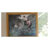 Gold Framed Picture 33 1/2 × 28