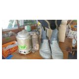 Tin Can, With Boots And Hat