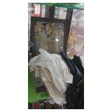 Framed Picture And Gloves