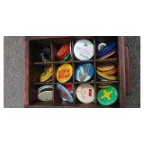 Wooden Box With Pins