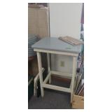 Island With Metal Tops 21 1/2 × 18 × 33