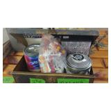 Chest With Candles And Sign