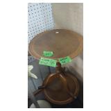 Side Tables Tops are leather