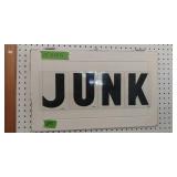 Junk Sign