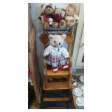 Wooden Chairs And Boyds Bears