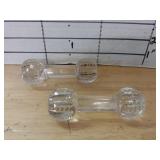 Clear Glass Knife Rests