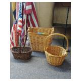 3pcs Various Sized baskets
