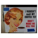 Coffee Tin Sign